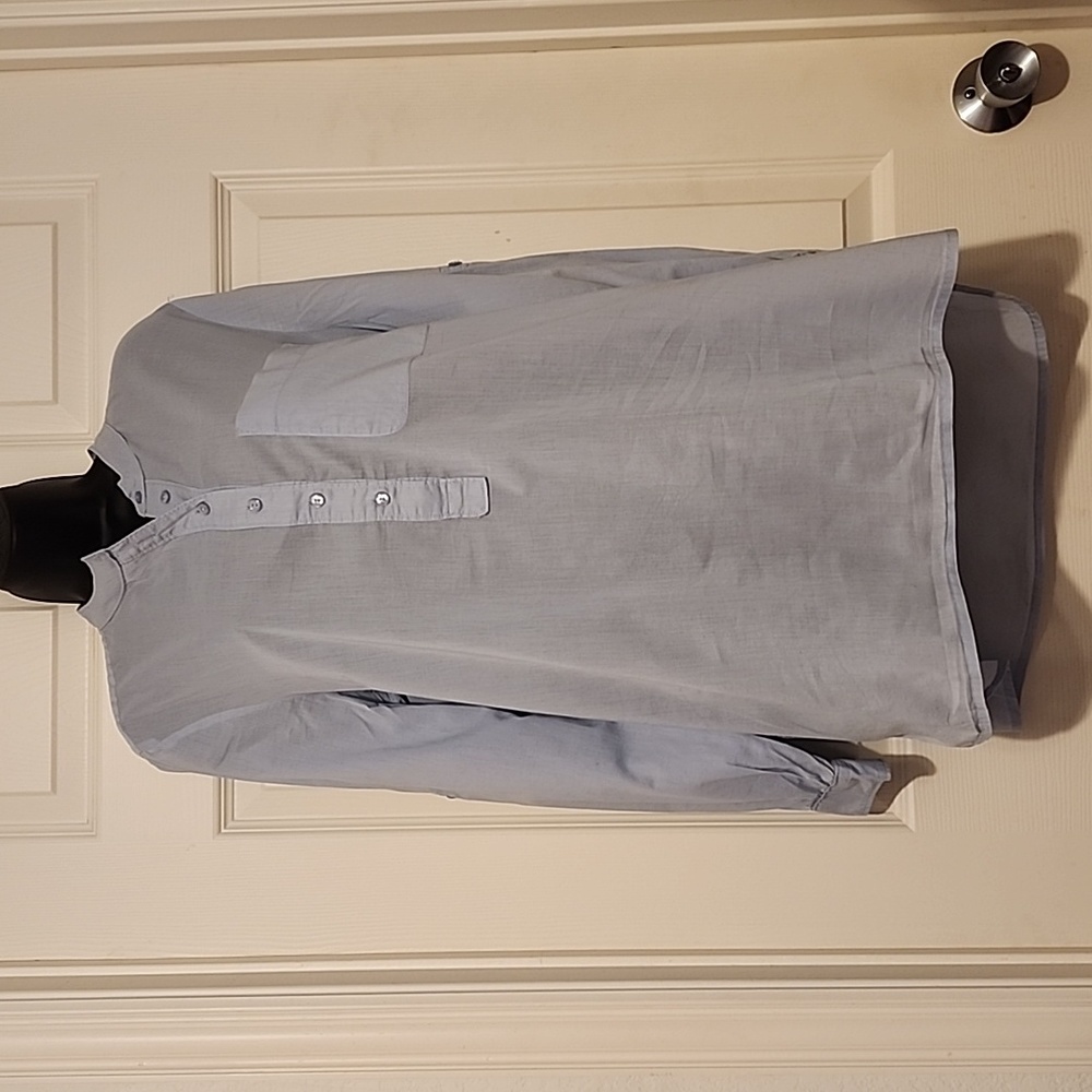 GAP Tunic With Roll Up Cuffed Sleeve